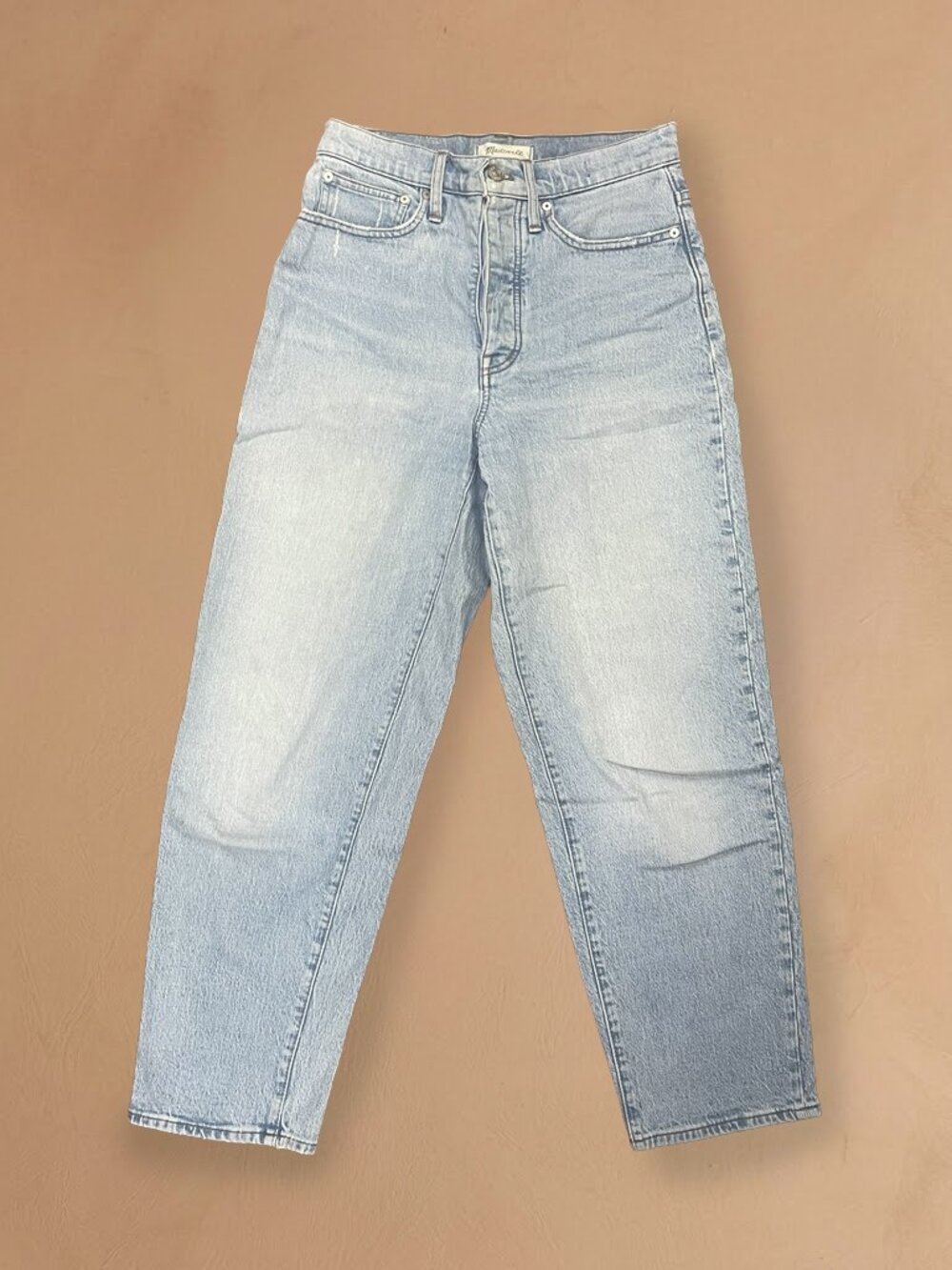 Madewell High Rise Balloon Leg Jeans Indigo Denim